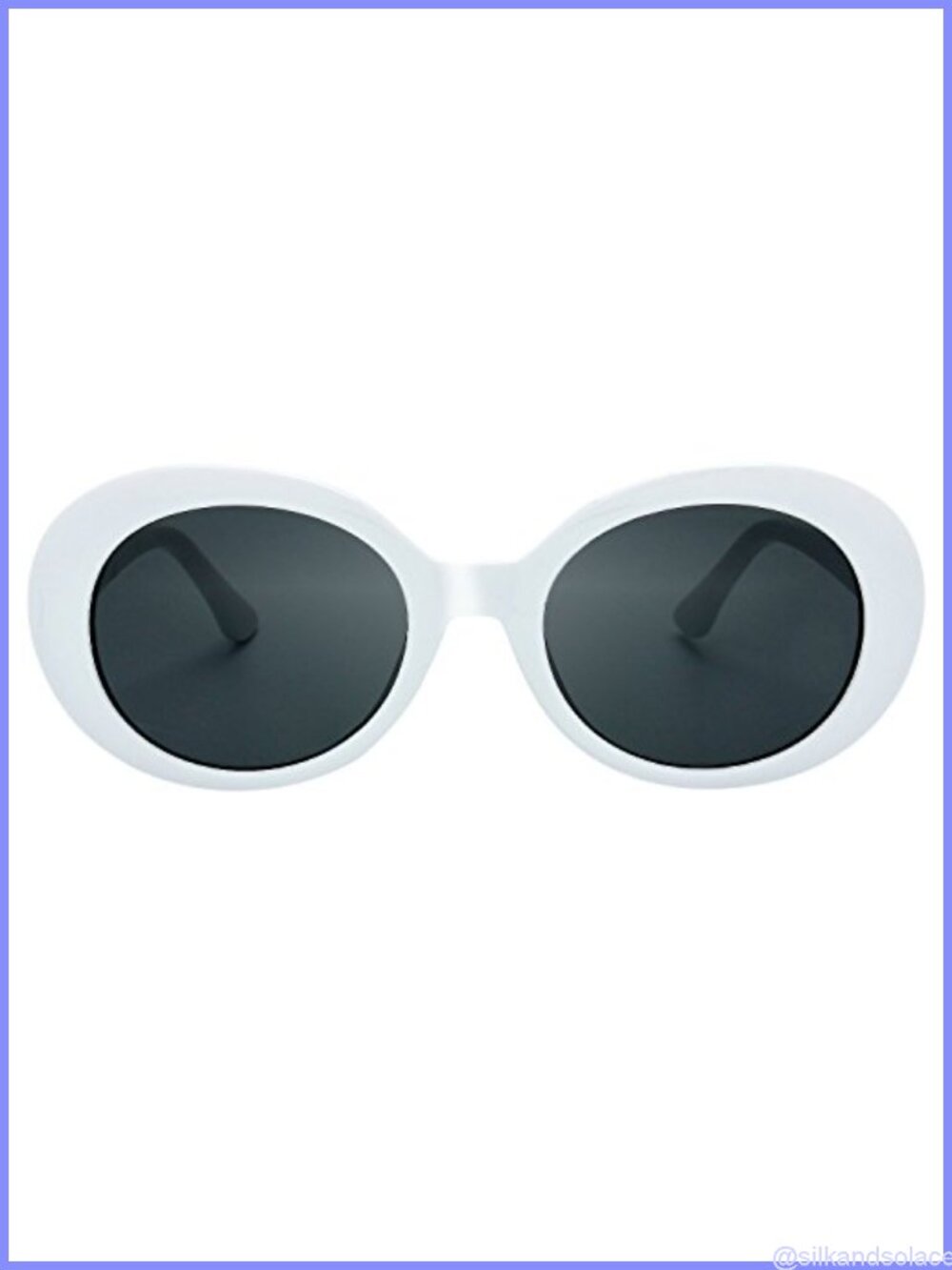 Oval Retro Vintage Sunglasses UV400 Mod Jackie O Round Lens Gift